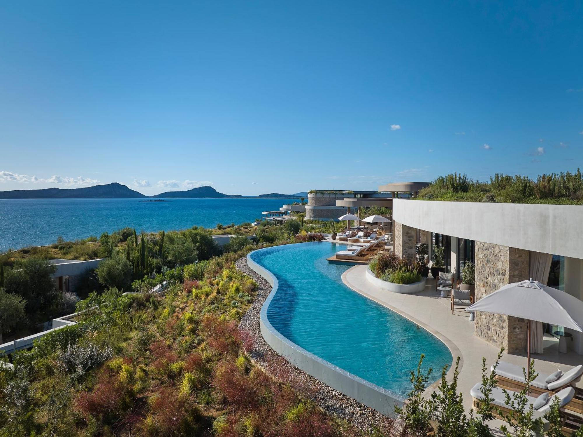 Hotel Mandarin Oriental, Costa Navarino Pilos Exterior foto